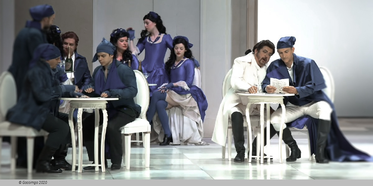 Opera &quot;Andrea Chénier&quot; at the Hungarian State Opera House