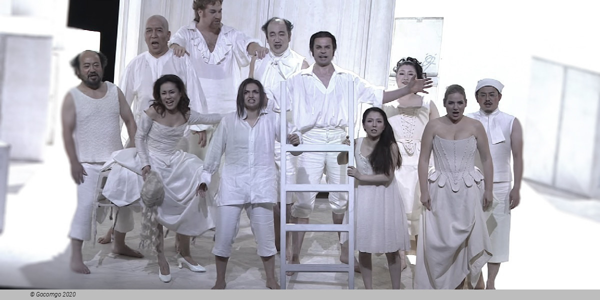 Scene 2 from the opera "Le Nozze di Figaro" on the stage of the New National Theater Tokyo, photo 9