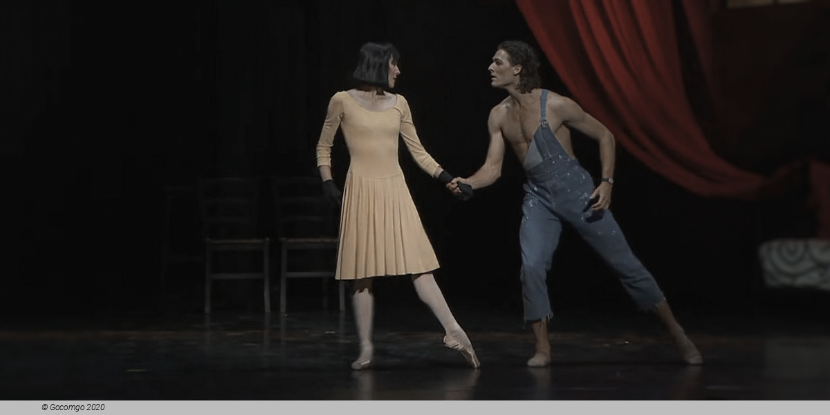 Scene 4 from the ballet "Le jeune homme et la mort"
