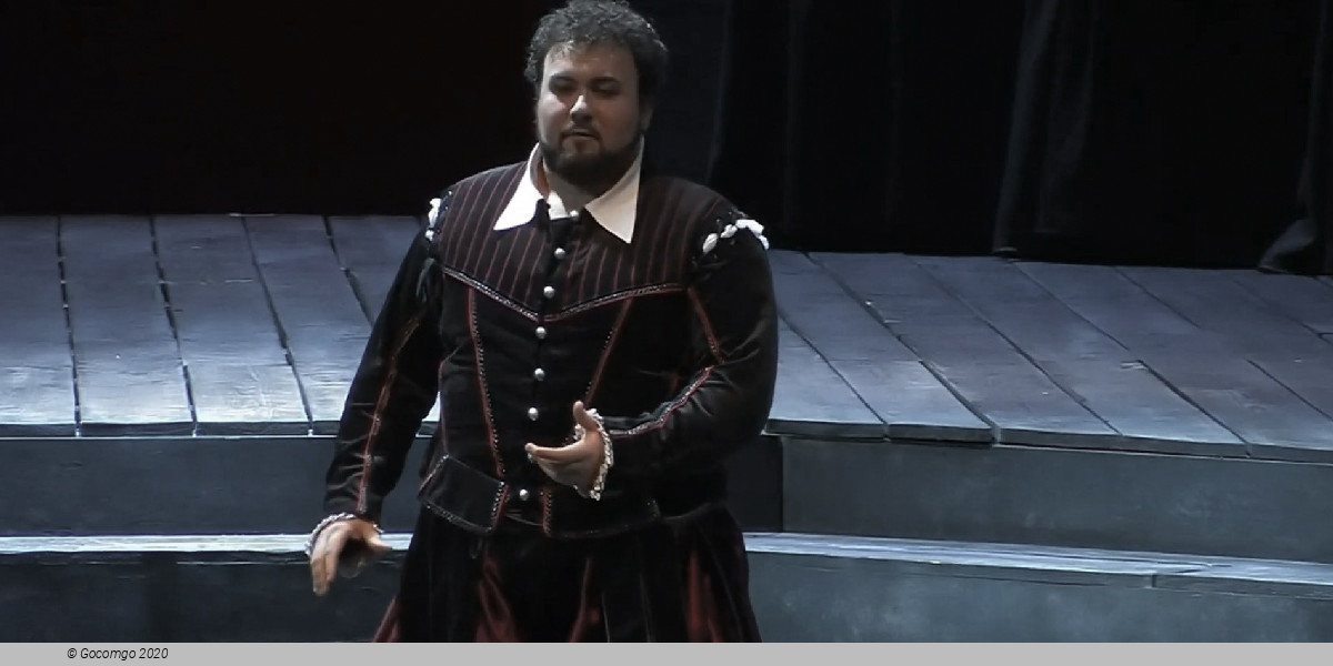 Scene 6 from the opera "Roberto Devereux"