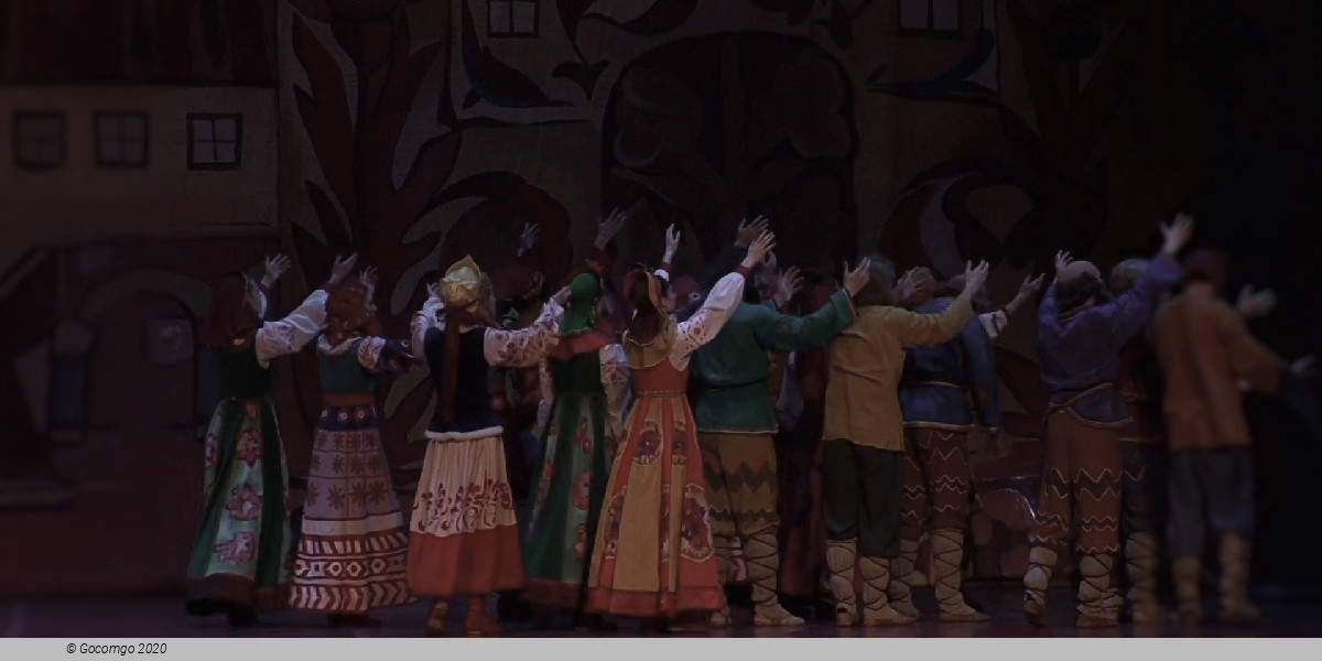 Scene 6 from the opera "The Golden Cockerel"