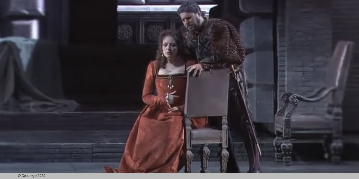 Scene 2 from the opera "Ernani"